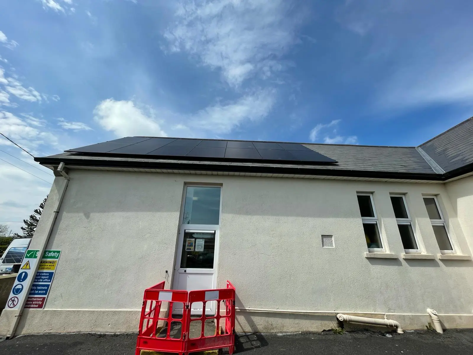 Completed 6kW SolarEdge Solar Panel system at Moreenroe National School