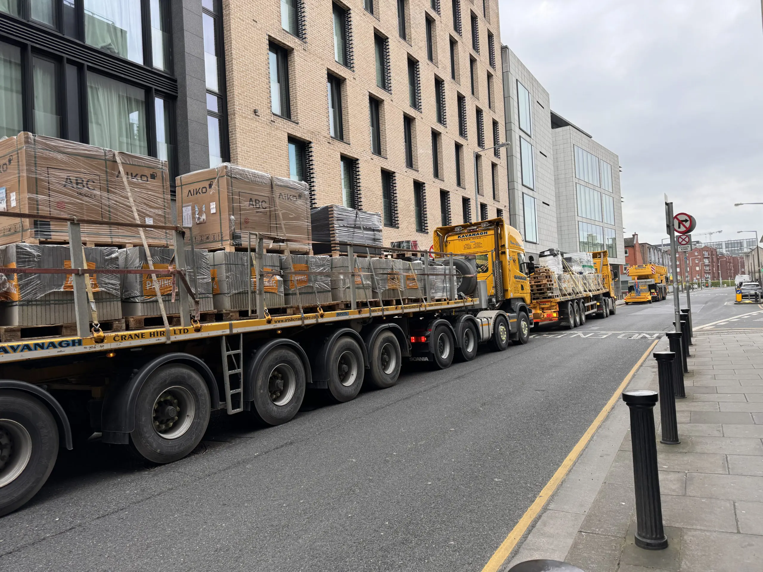 Sunday Loading Operations Begin – Henderson Park Solar PV Project, Dublin 2